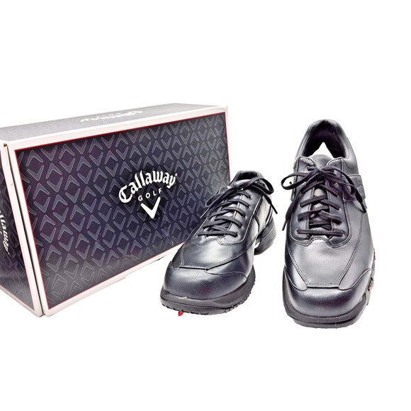 Callaway Golf Shoes Collection M137 Black Leather Xtra Traction Men’s Size 10.5 main image 9